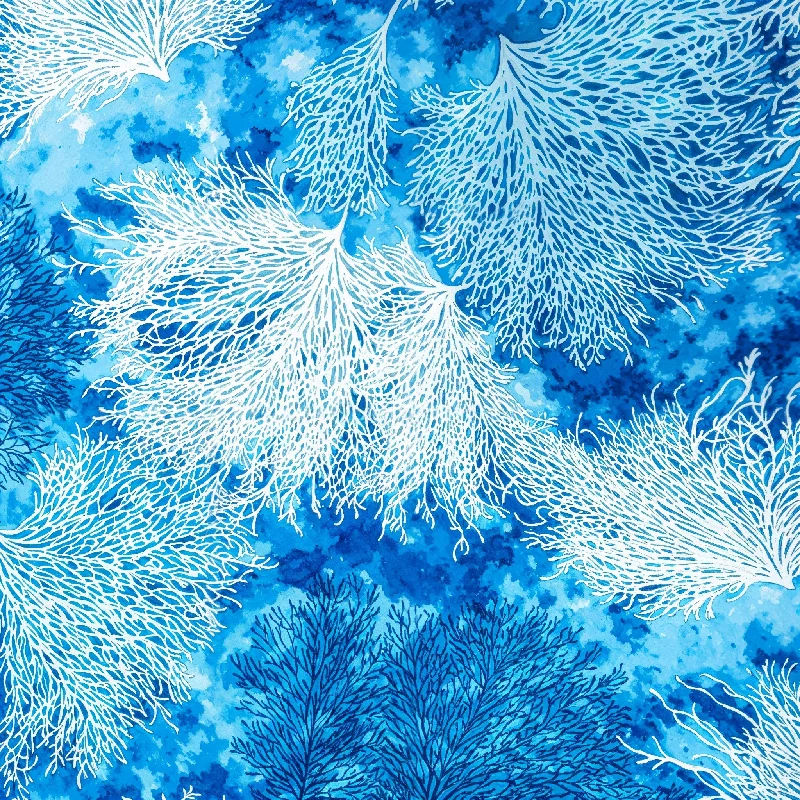 Coral Print Turquoise