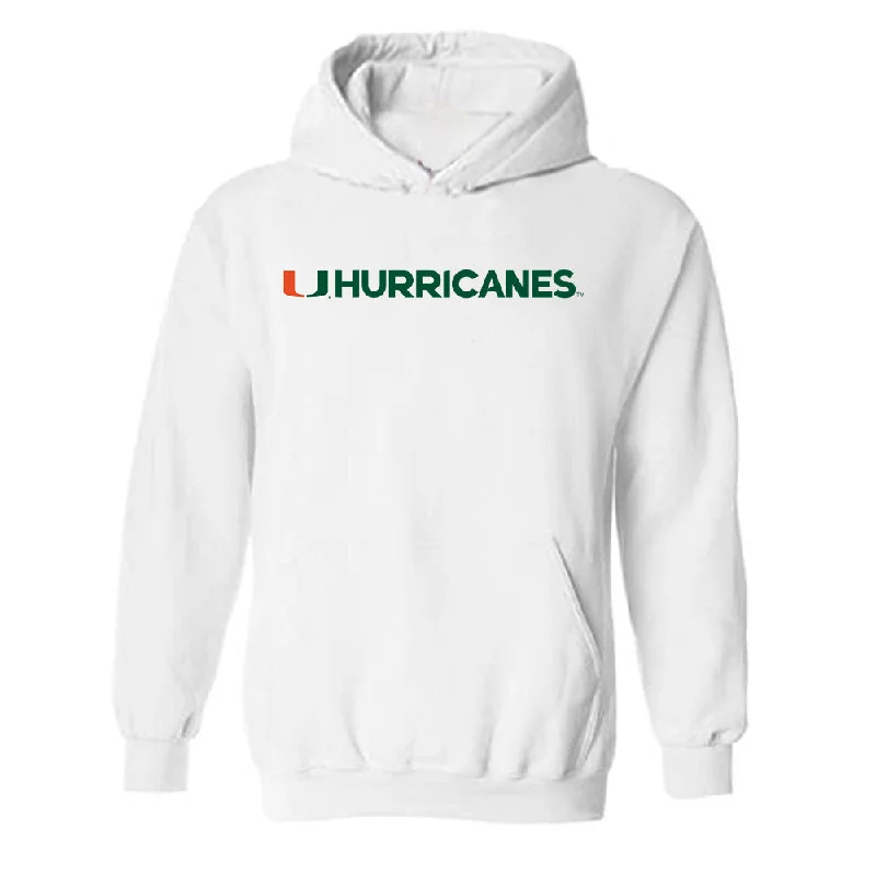 Miami - NCAA Women's Soccer : Vikki Alonzo - Classic Shersey Hooded Sweatshirt Hoodie with Ribbed Cuffs Snug Fit Comfort Miami - NCAA Women's Soccer : Vikki Alonzo - Classic Shersey Hooded Sweatshirt Hoodie with Ribbed Cuffs Snug Fit Comfort