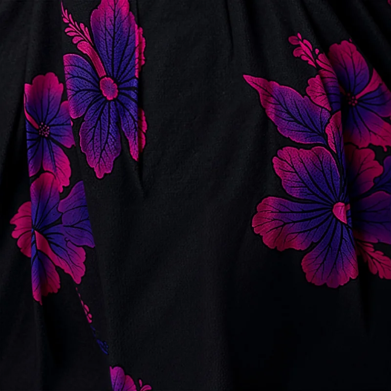 Hibiscus Smock Purple