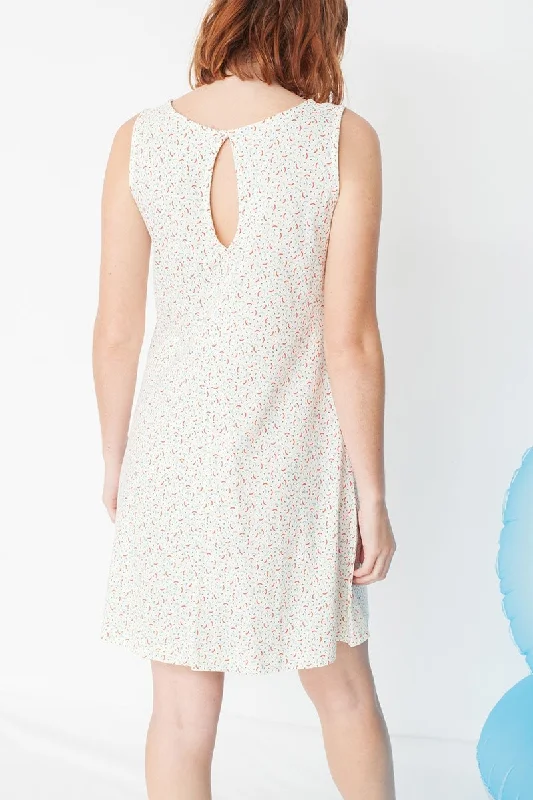 Mariel flared dress with geometric print Tunics Business professional