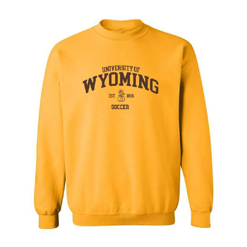 Wyoming - NCAA Women's Soccer : Maddie Burr - Classic Shersey Crewneck Sweatshirt Hoodie with Drawstring Waist Adjustable Fitted Wyoming - NCAA Women's Soccer : Maddie Burr - Classic Shersey Crewneck Sweatshirt Hoodie with Drawstring Waist Adjustable Fitted