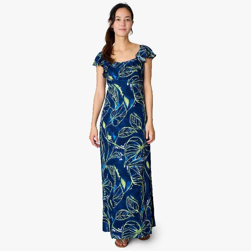 Taro Leaf Navy