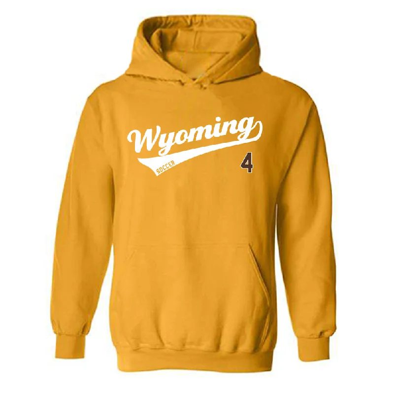 Wyoming - NCAA Women's Soccer : Maddie Burr - Classic Shersey Hooded Sweatshirt Hoodie with Toggle Buttons Decorative Unique Wyoming - NCAA Women's Soccer : Maddie Burr - Classic Shersey Hooded Sweatshirt Hoodie with Toggle Buttons Decorative Unique