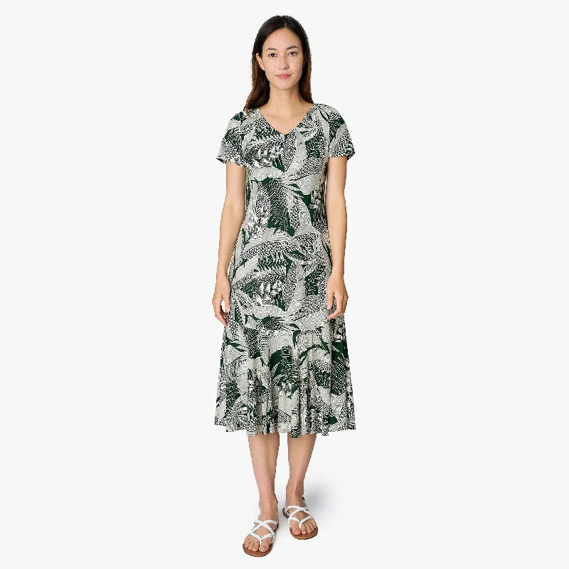 Malu Princess Flounce Dress Tunics Mesh breathable