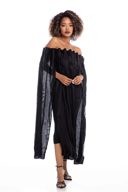 Dress with Enchanting Sleeves Tunics Corduroy durable