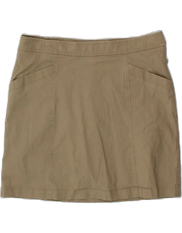 DOCKERS Womens Mini Skirt US 8 Medium W30 Beige Cotton maxi skirt elegant