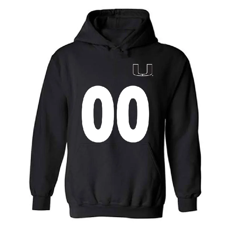 Miami - NCAA Women's Soccer : Vikki Alonzo - Replica Shersey Hooded Sweatshirt Hoodie with Hem Lace Feminine Delicate Miami - NCAA Women's Soccer : Vikki Alonzo - Replica Shersey Hooded Sweatshirt Hoodie with Hem Lace Feminine Delicate