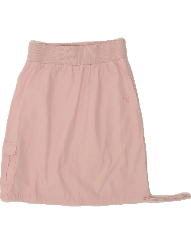 PUMA Womens Classic A-Line Skirt Small W27 Pink Cotton denim skirt classic