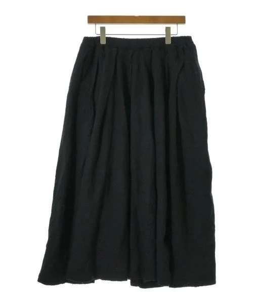 BLACK COMME des GARCONS Long/Maxi length skirts ribbed skirt waist