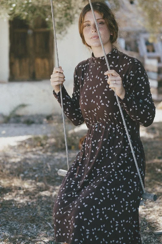Saura turtleneck dress inbrown Tunics Cozy soft