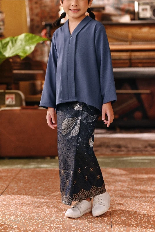 The Akar Kita Jacquard Skirt - Midnight Glow velvet skirt luxury