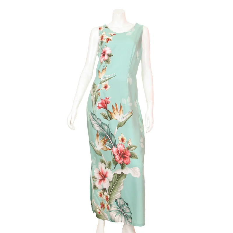 Floral Bird of Paradise Green