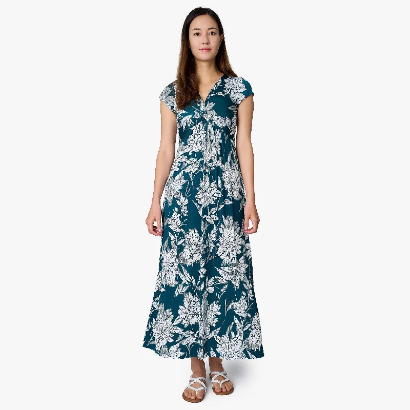 Long Flower Dress Tunics Fall fleece