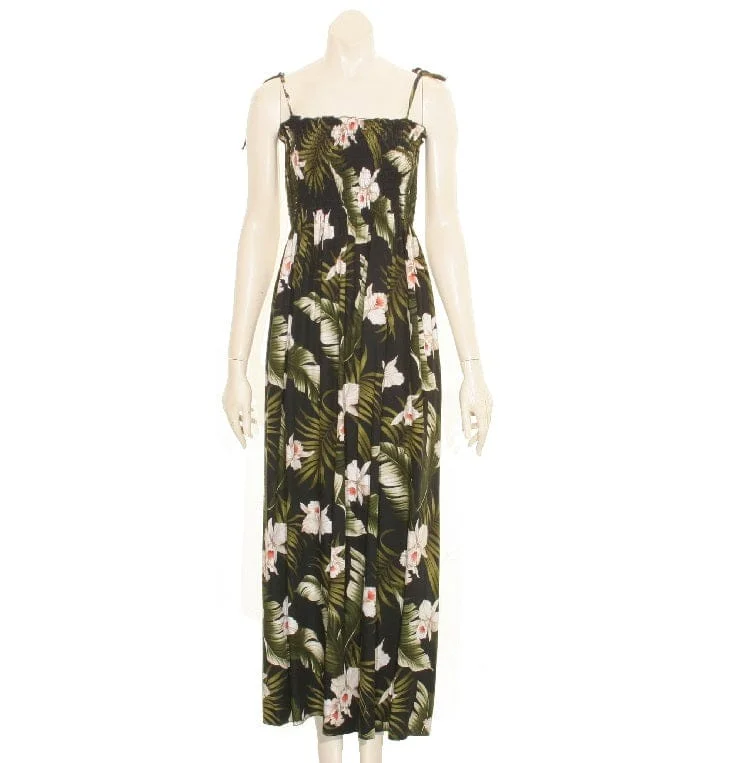 Orchid Floral Navy