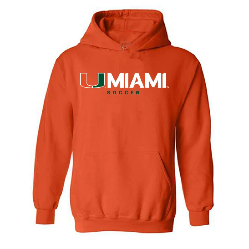 Miami - NCAA Women's Soccer : Vikki Alonzo - Classic Shersey Hooded Sweatshirt Hoodie with Pocket Utility Practical Miami - NCAA Women's Soccer : Vikki Alonzo - Classic Shersey Hooded Sweatshirt Hoodie with Pocket Utility Practical