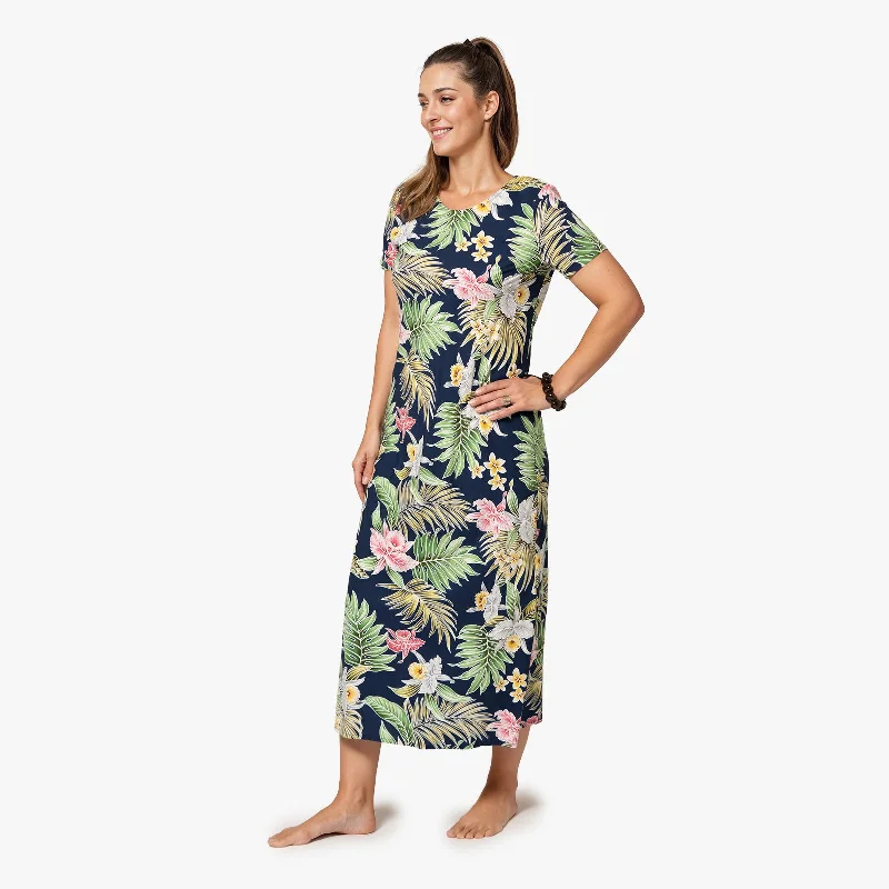 Hawaiian Orchid Navy