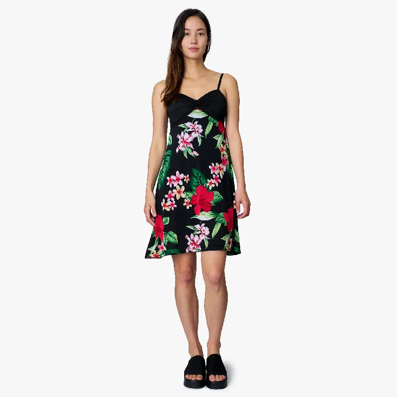 Camisole Dress with Twist Front Tunics Practical easy-care