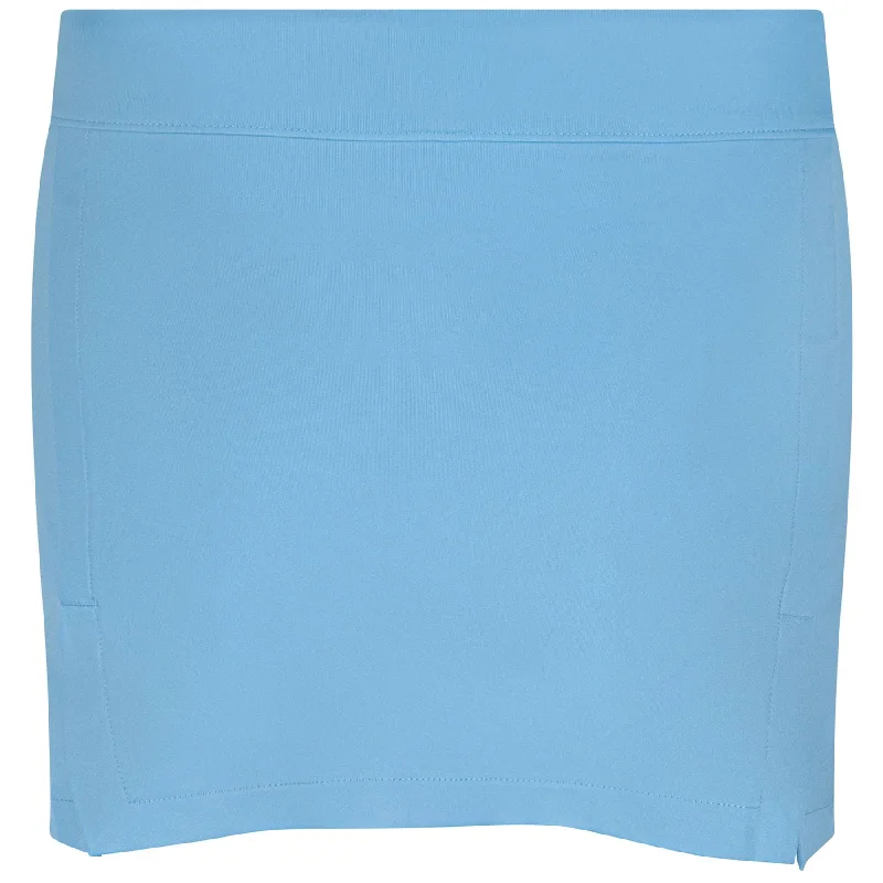 Womens Amelie Skirt Little Boy Blue - AW23 leather skirt sleek