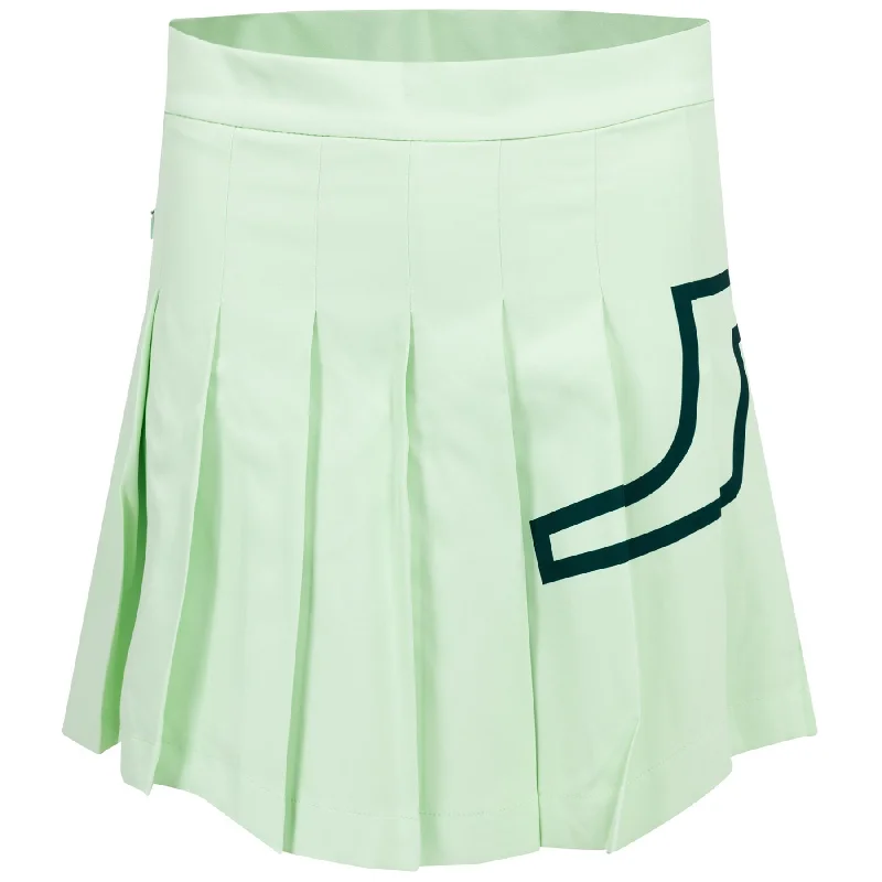 Womens Naomi Micro High Stretch Skirt Patina Green - SS23 high slit skirt