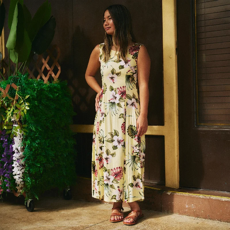 Hawaiian Floral Yellow