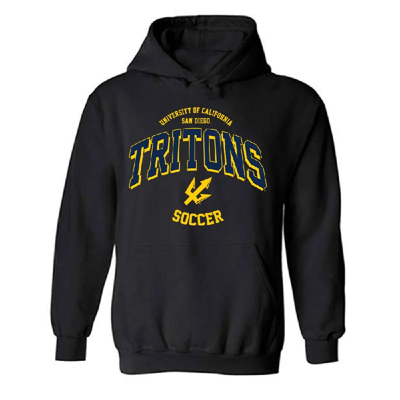 UCSD - NCAA Women's Soccer : Ginny Fronk - Classic Fashion Shersey Hooded Sweatshirt Hoodie with Side Slits Relaxed Casual UCSD - NCAA Women's Soccer : Ginny Fronk - Classic Fashion Shersey Hooded Sweatshirt Hoodie with Side Slits Relaxed Casual