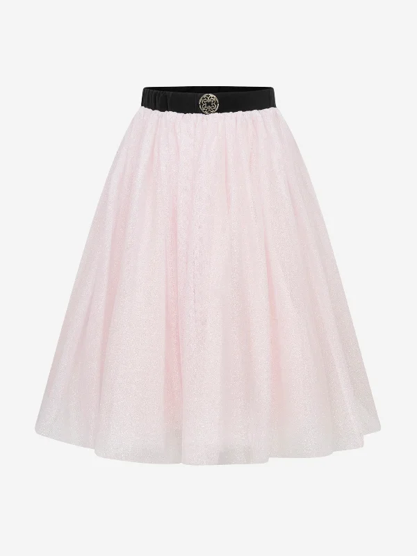 Elie Saab Girls Shimmer Tulle Skirt corduroy skirt cozy