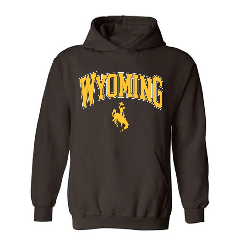 Wyoming - NCAA Women's Soccer : Maddie Burr - Classic Shersey Hooded Sweatshirt Hoodie with Half-Zip Sporty Casual Wyoming - NCAA Women's Soccer : Maddie Burr - Classic Shersey Hooded Sweatshirt Hoodie with Half-Zip Sporty Casual