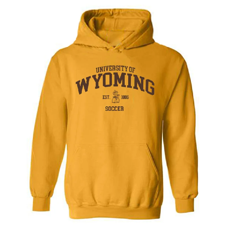 Wyoming - NCAA Women's Soccer : Maddie Burr - Classic Shersey Hooded Sweatshirt Hoodie with Turtle Neck Cozy Winter Wyoming - NCAA Women's Soccer : Maddie Burr - Classic Shersey Hooded Sweatshirt Hoodie with Turtle Neck Cozy Winter