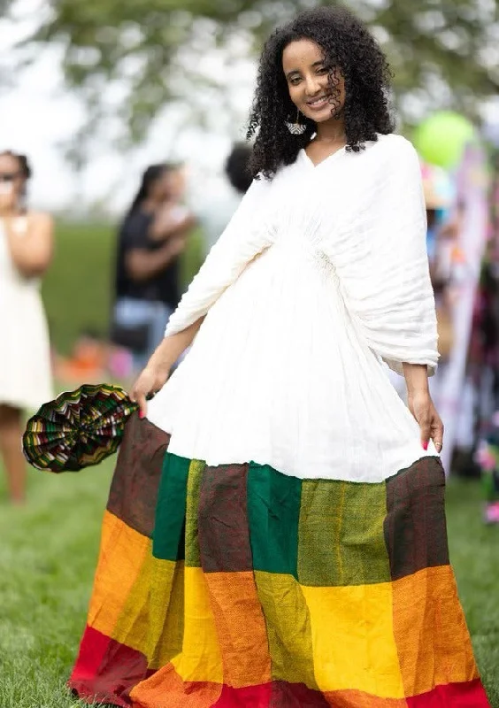 Nigist Elegant Culturally Inspired Dress Tunics Cozy comfortable