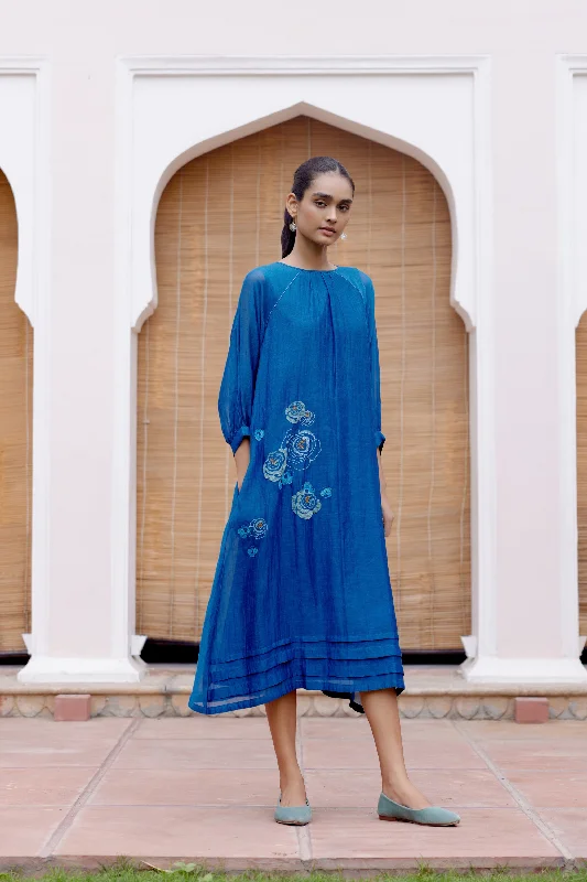 Sapphire Applique Dress Tunics Lace romantic
