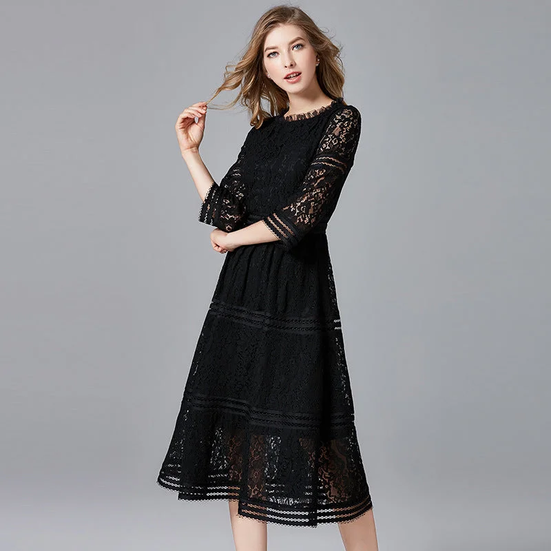 Black cuff sleeves