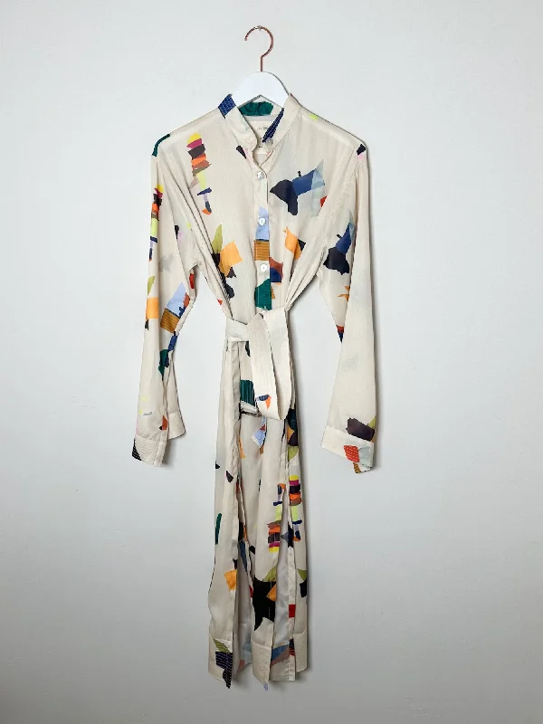 Delfina Balda - DB Printed Tunic Dress - Swatches Tunics Sophisticated sleek