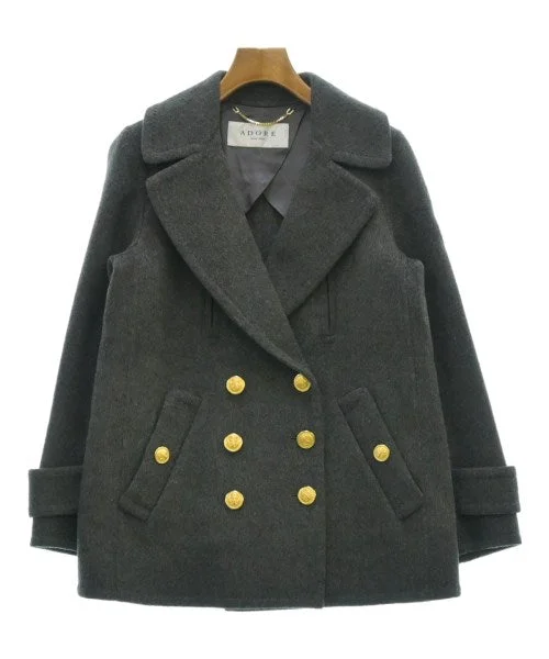 ADORE Pea Coats Cotton Linen Terry