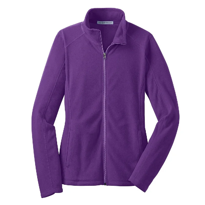 Port Authority Women's Amethyst Purple Microfleece Jacket Notch Collar Jacket Peter Pan Collar Jacket Cowl Neck Jacket Port Authority Women's Amethyst Purple Microfleece Jacket Notch Collar Jacket Peter Pan Collar Jacket Cowl Neck Jacket