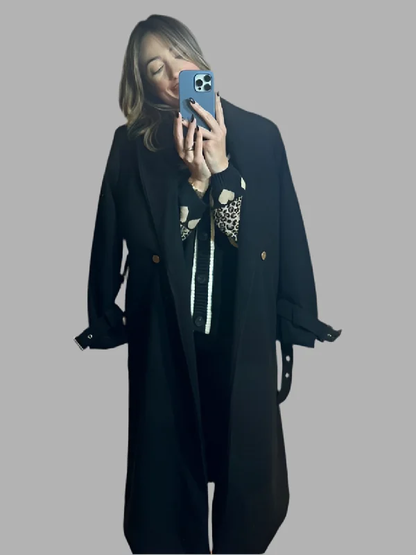 Mania Coat Crew Neck V-Neck Boat Neck