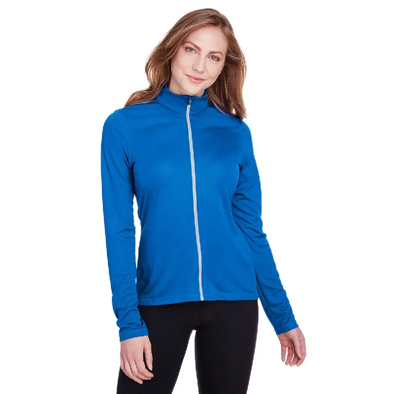 Puma Golf Women's Lapis Blue Icon Full-Zip Jacket Bomber Jacket Anorak Windbreaker