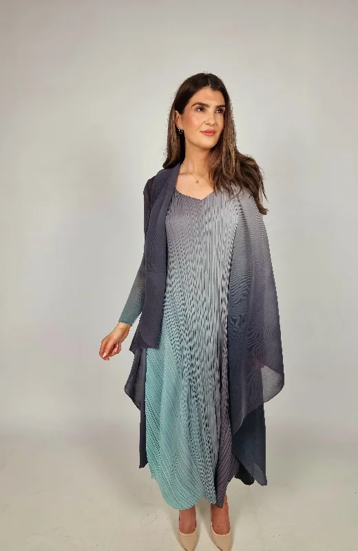 Alquema Long Estrella Dress And Collare Coat - Fog Dew Peter Pan Collar Cowl Neck Turtleneck Alquema Long Estrella Dress And Collare Coat - Fog Dew Peter Pan Collar Cowl Neck Turtleneck