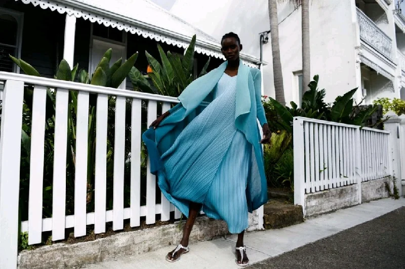 Alquema Estrella Dress & Collare Coat - Lakehouse empire Basque Peplum