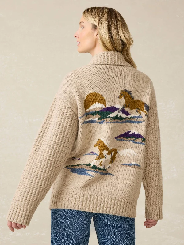 Lost Trail Cardigan - Lost Trail Nylon Fabric Polyester Fabric Spandex Fabric