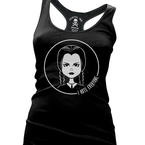 I Hate Everyone Women's Racer Back Tank Top strappy tank top