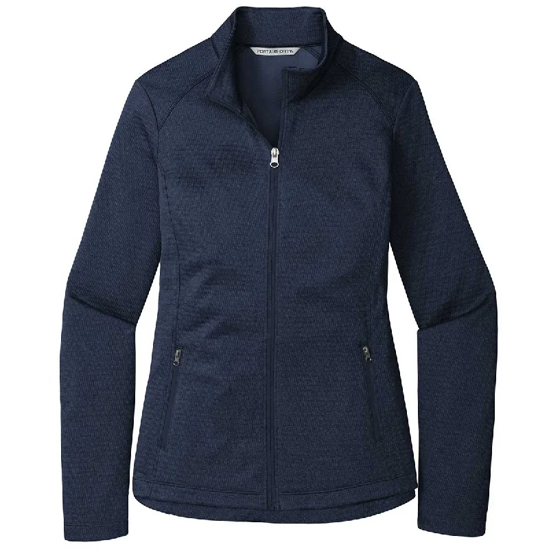 Port Authority Women's Dress Blue Navy Heather Diamond Fleece Full Zip Jacket Satin Fabric Silk Fabric Chiffon Fabric Port Authority Women's Dress Blue Navy Heather Diamond Fleece Full Zip Jacket Satin Fabric Silk Fabric Chiffon Fabric