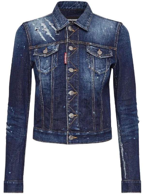 distressed denim jacket Wool Fabric Cashmere Fabric Tweed Fabric
