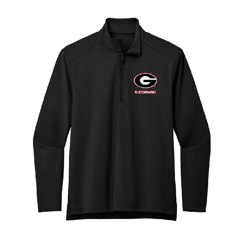 Georgia - NCAA Women's Gymnastics : Brooke Gleichowski - Premium Quarter Zip Jacket Fitted Jacket Loose Jacket Oversized Jacket Georgia - NCAA Women's Gymnastics : Brooke Gleichowski - Premium Quarter Zip Jacket Fitted Jacket Loose Jacket Oversized Jacket