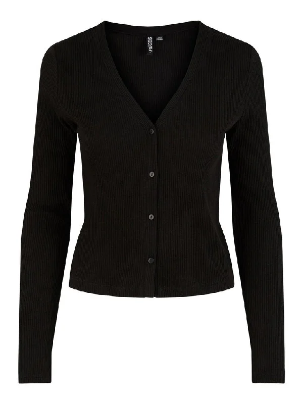Pieces Jeneva - Bomuld cardigan Asymmetrical,ymmetric Pencil Cardigan