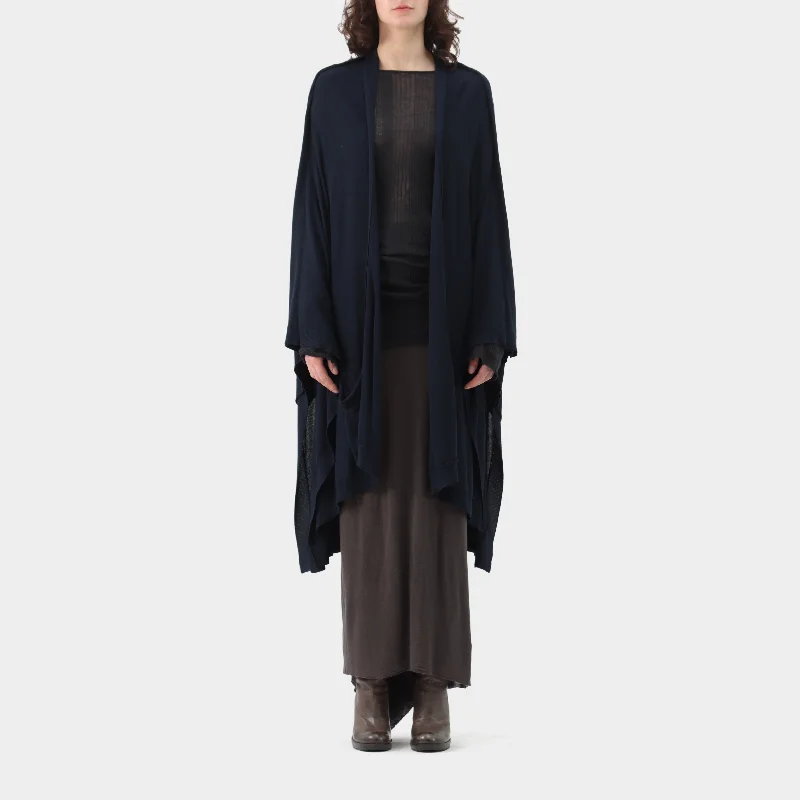 Maison Margiela Knit Drape Open Cardigan Fitted Loose Oversized