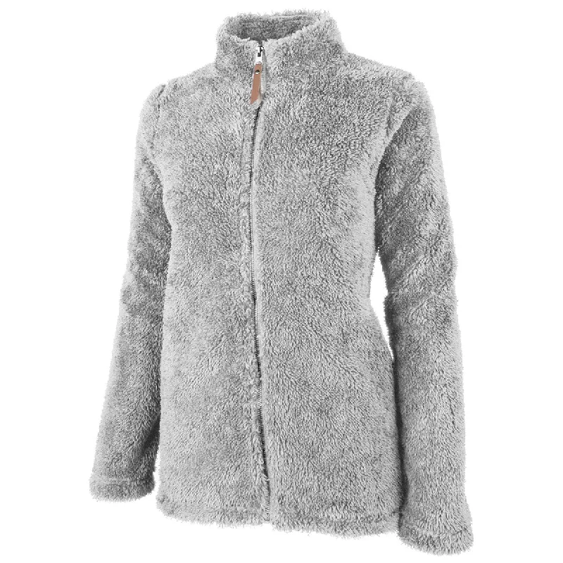 Charles River Women's Grey Newport Full Zip Fleece Jacket Welt Pockets Slit Pockets Flap Pockets Charles River Women's Grey Newport Full Zip Fleece Jacket Welt Pockets Slit Pockets Flap Pockets
