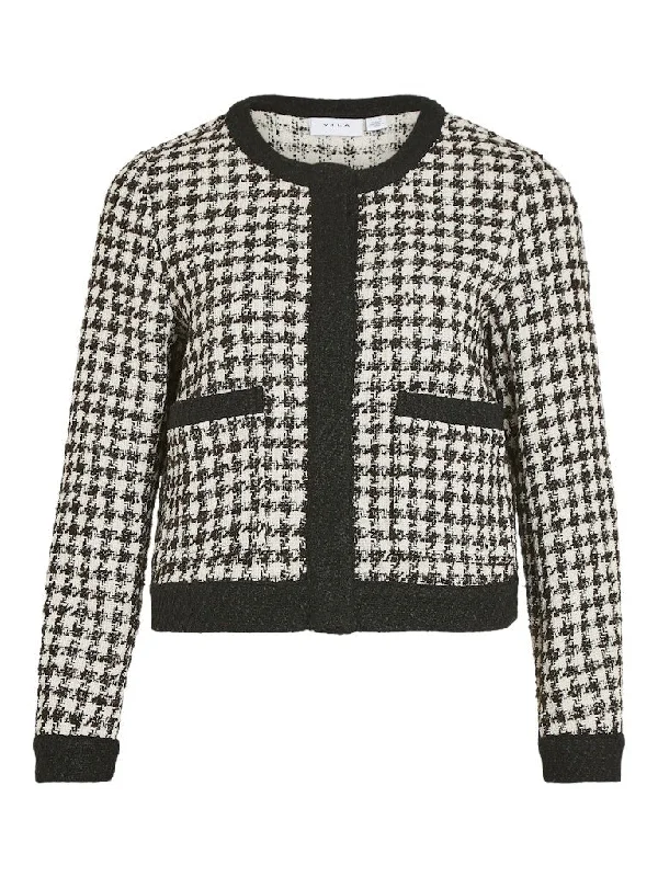 Vila Nua - Bouclet cardigan Seamless Knitted Crochet