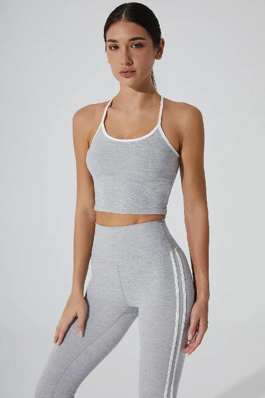 Serif Tank - Pebble beige tank top