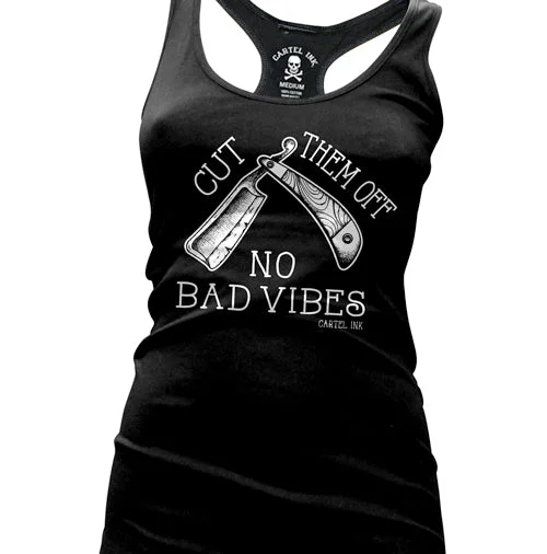 Cut Them Off Women's Racer Back Tank Top playful tank top
