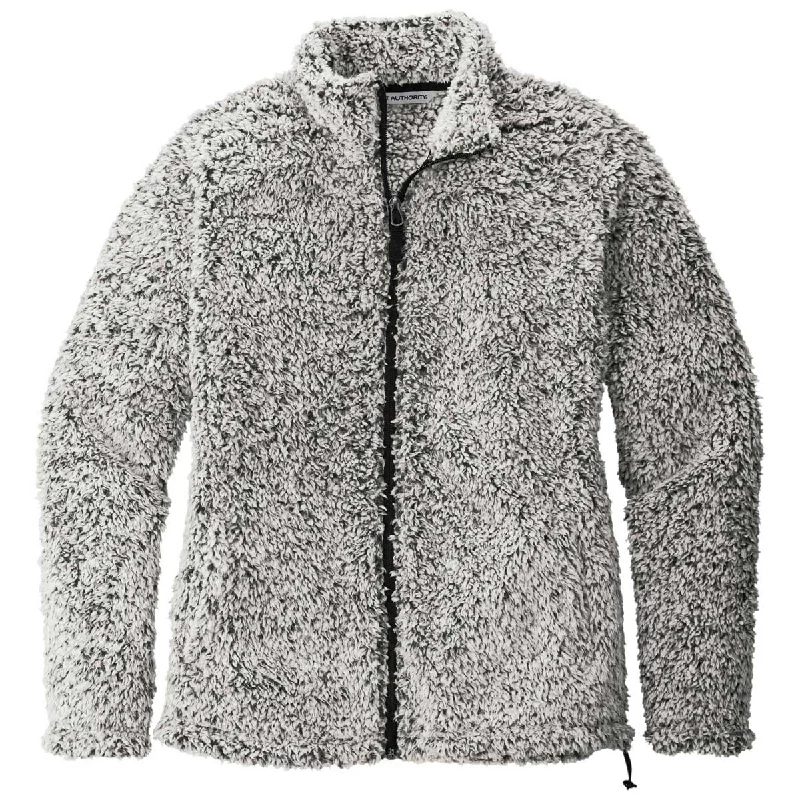 Port Authority Women's Grey Heather Cozy Fleece Jacket Embroidered Jacket Appliqued Jacket Beaded Jacket Port Authority Women's Grey Heather Cozy Fleece Jacket Embroidered Jacket Appliqued Jacket Beaded Jacket